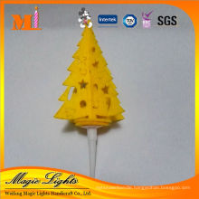 2017 New Style Popular Yellow Tree Christmas Cake Decoration